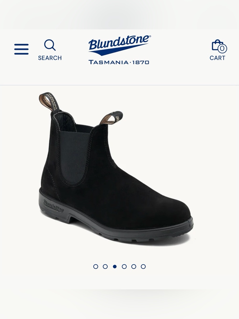 Blundstones women’s 2405 black suede US size 7 NWOT